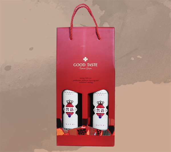 14、鲁语·红枣纯天然发酵酒磨砂瓶520ml12度2瓶礼盒装-1
